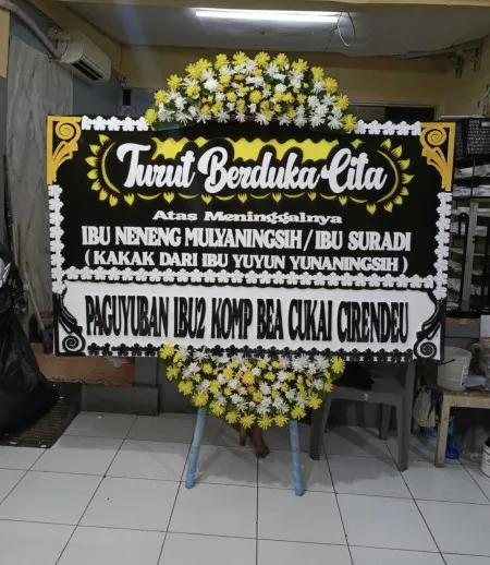 Papan Bunga Duka Wonokusumo Semampir